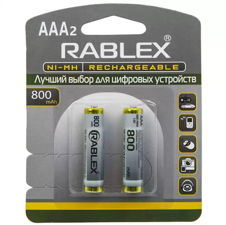 Акумулятор Rablex R03 800 mAh - зображення 5