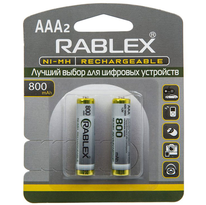 Акумулятор Rablex R03 800 mAh - зображення 6