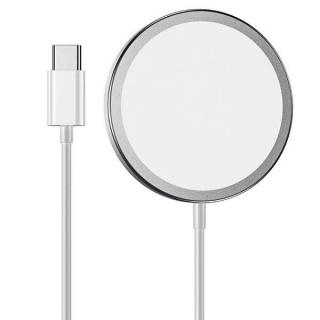 Фото товару Бездротове ЗУ MagSafe BOROFONE BQ9 Pro Original series 5W / 7.5W / 10W / 15W silver