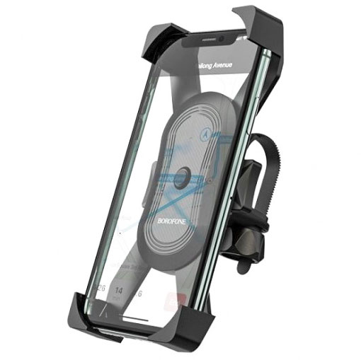 Вело/мото тримач BOROFONE BH15 Le tour one-button bicycle and motorcycle black - зображення 6