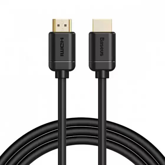 Кабель HDMI на HDMI, довжина 3 м, Baseus high definition Series Adapter Cable 3m Black CAKGQ-C01 - зображення 5