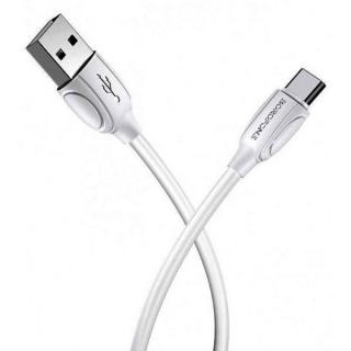 Фото товару Кабель BOROFONE BX19 Benefit for Type-C 1,3A/1m white
