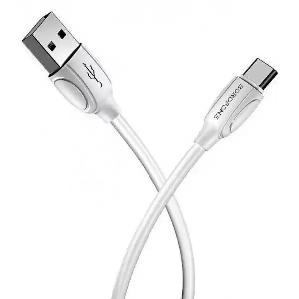 Кабель BOROFONE BX19 Benefit for Type-C 1,3A/1m white - зображення 5
