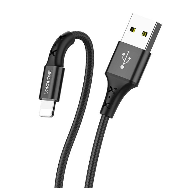 Кабель BOROFONE BX20 Enjoy for Lightning 2A/1m black - зображення 1