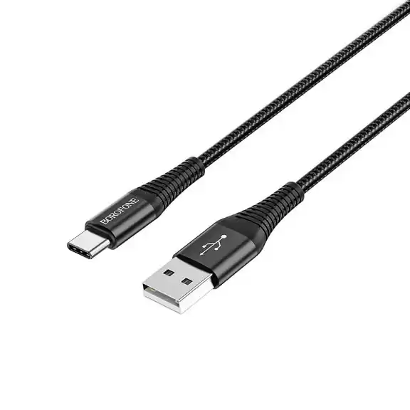 Кабель BOROFONE BX29 Endurant for Type-C 3A/1m black - зображення 5