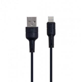 Фото товару Кабель BOROFONE BX30 Silicone for Lightning 2,4A/1m black