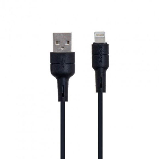 Кабель BOROFONE BX30 Silicone for Lightning 2,4A/1m black - зображення 6
