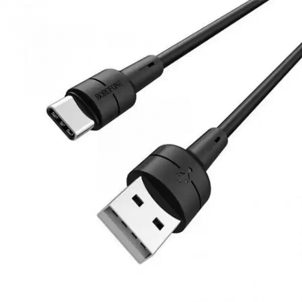Кабель BOROFONE BX30 Silicone for Type-C 3A/1m black - зображення 5