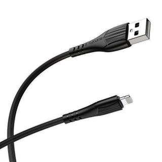 Фото товару Кабель BOROFONE BX37 Wieldy for Lightning 2.4A/1m black