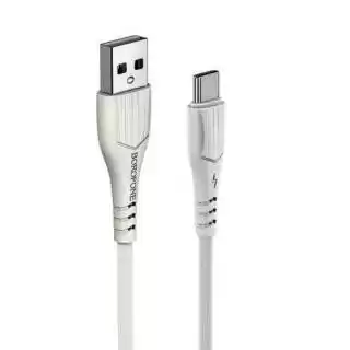 Фото товара Кабель BOROFONE BX37 Wieldy for Type-C 3A/1m white.