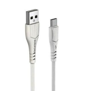 Фото товару Кабель BOROFONE BX37 Wieldy for Type-C 3A/1m white