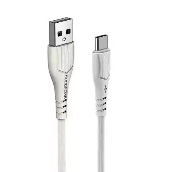 Кабель BOROFONE BX37 Wieldy for Type-C 3A/1m white - зображення 5
