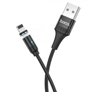 Фото товару Кабель HOCO U76 Fresh MAGNETIC for Lightning 2A/1,2m. Black