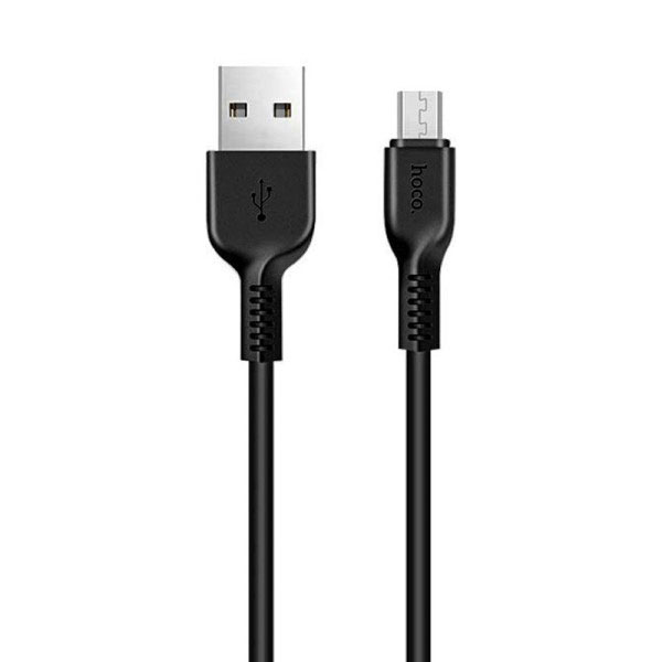 Кабель HOCO X20 Flash Micro 2A/1m. Black - зображення 1