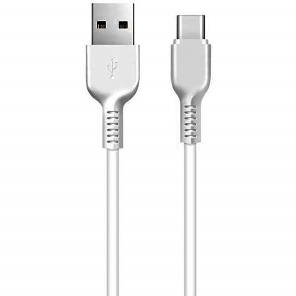 Кабель HOCO X20 Flash Type-C 3A/1m. White - зображення 1