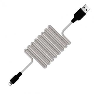 Фото товару Кабель Lightning на USB 20W, 3A, 1 м. HOCO X21 Plus Silicone PD білий, для зарядки мобільних телефонів iPhone