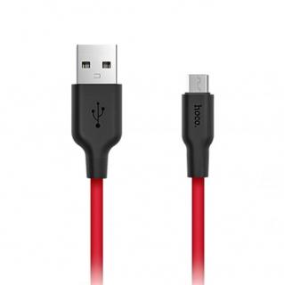 Фото товару Кабель HOCO X21 Silicone Micro 2,1A/1m. Black/Red