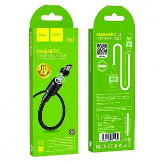 Фото товару Кабель HOCO X52 Sereno magnetic charging cable for Micro 2A/1m. Black