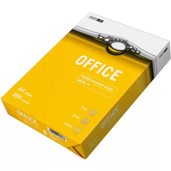 Папір А4 білий Smartline Office 500 арк., 80 г/м, клас С+. Якісний ксероксний папір для принтерів та офісу, виробництво - Словакія - зображення 5