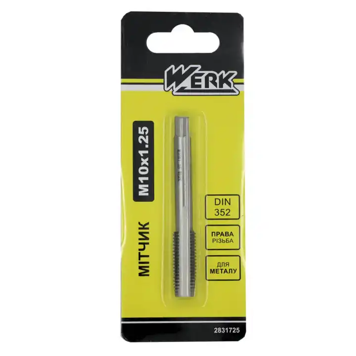 Метчик М10*1.25 мм Werk (2831725) - зображення 5