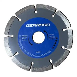 Фото товару Диск алмазний по бетону Segmented 125*22.23 мм Gerrard (428261)