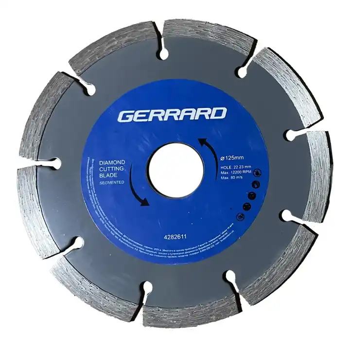 Диск алмазний по бетону Segmented 125*22.23 мм Gerrard (428261) - зображення 6