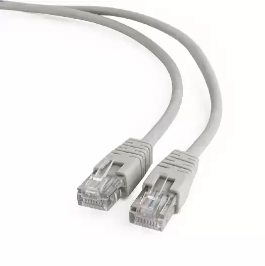 Кабель Патч-корд 20 м сірий, Cablexpert cat 5E PP12-20m, для компʼютерної мережі та підключення інтернету до компʼютера, ноутбука чи телевізора - зображення 5