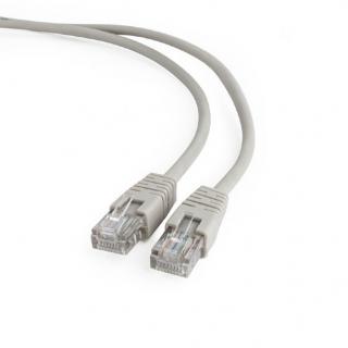 Фото товару Кабель Патч-корд 7,5 м сірий, Cablexpert cat 5E PP12-7,5m, для компʼютерної мережі та підключення інтернету до компʼютера, ноутбука чи телевізора