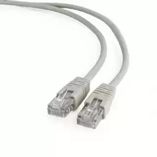 Фото товара Кабель Патч-корд 10 м серый, Cablexpert PP12-10M 6 категория, для компьютерной сети и подключения интернета к компьютеру, ноутбуку или телевизору