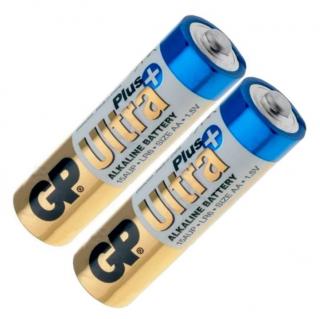 Фото товару Батарейка AA LR6, GP Ultra+ Alkaline 15AUPHM-2S2, 1,5 V, лужна, уп. 40/2, аналоги: R6, UM3, 15, 15A, MN1500