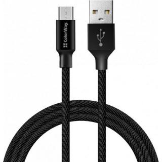 Фото товару Кабелі ColorWay Micro USB CW-CBUM009-BK