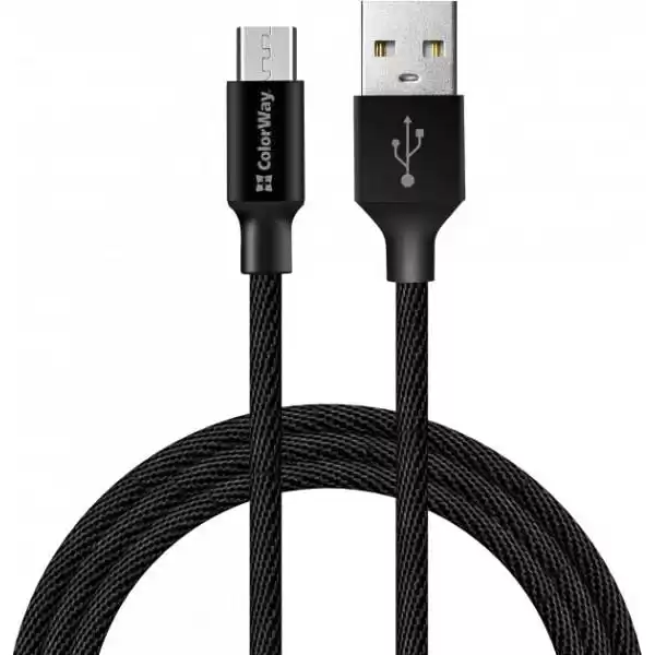 Кабелі ColorWay Micro USB CW-CBUM009-BK - зображення 5