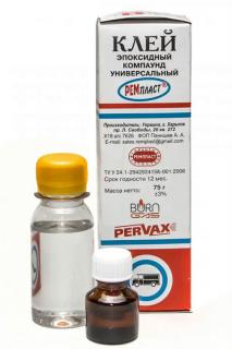Фото товару Клей епоксидний Ремпласт 75 г