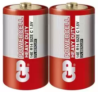 Фото товара Батарейка D R20, GP Powercell, 1,5 V, солевая, уп. 20/2/1, аналоги: LR20, UM1, 13, 14, 14D