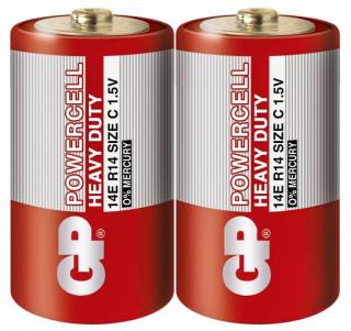 Фото товару Батарейка D R20, GP Powercell, 1,5 V, сольова, уп. 20/2/1, аналоги: LR20, UM1, 13, 14, 14D