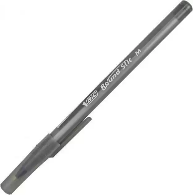 Ручка кулькова чорна BiC Raund Stic 1 мм (bc921403) - зображення 5
