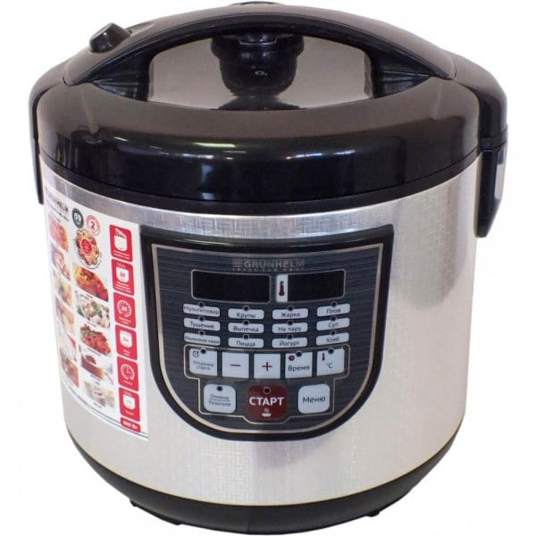 Мультиварка GRUNHELM MC-39LS, 5л, чорна, 900W - зображення 6