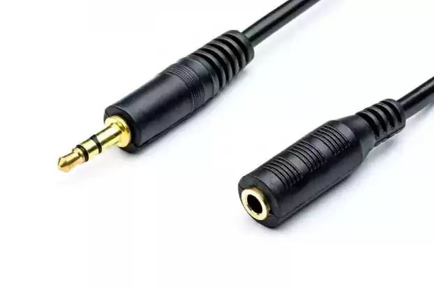 Подовжувач AUX Audio 3.5 mm Male на Audio 3.5 mm Female, 0,8 м - зображення 5