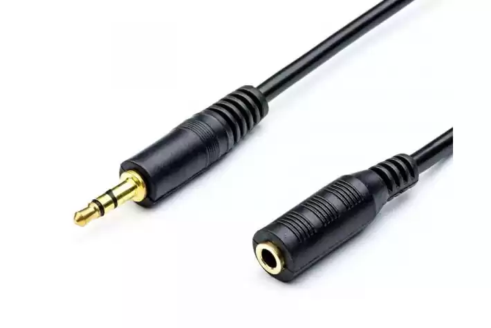 Подовжувач AUX Audio 3.5 mm Male на Audio 3.5 mm Female, 1,2 м - зображення 5