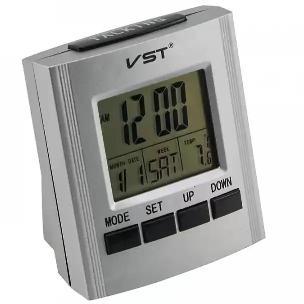 Електронний настільний годинник, що говорить VST-7027 CG10 PR1 - зображення 5