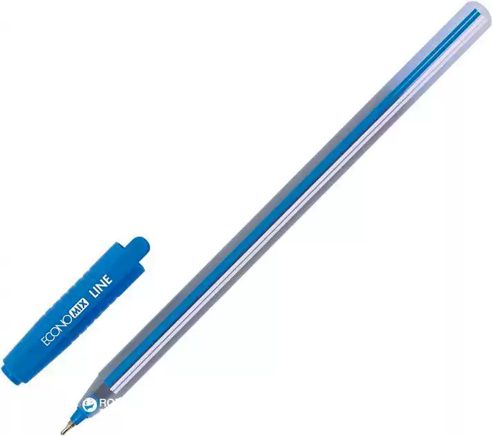 Ручка масляна синя 0.7 мм ECONOMIX LINE E10196-01 - зображення 5