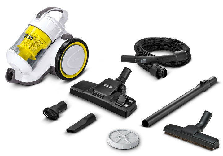 Порохотяг KARCHER VC 3 PREMIUM ( white) З НАСАДКОЮ ДЛЯ ПАРКЕТУ - зображення 2