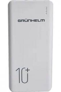 Фото товару Power Bank GRUNHELM, GP-03AW, 10000mAh портативна батарея, біла