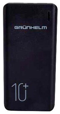 Power Bank GRUNHELM, GP-02AB, 10000mAh портативна батарея, чорна - зображення 6
