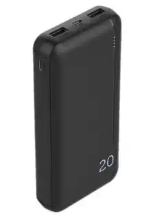 Фото товара Power Bank GRUNHELM, GP-33AB-WQC, 20000mAh портативная батарея, чорная