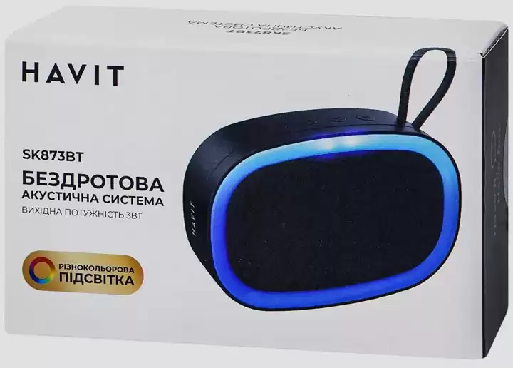 Колонка Havit HV-SK873BT Bluetooth 3W чорна - зображення 5