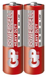 Фото товару Батарейка AA R6 GP Peak Power PP15PPE-S2, 1,5 V, сольова, аналоги: LR6, R6, 316, А316, Mignon, Stilo, пальчикова
