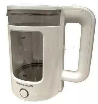 Електрочайник GRUNHELM EKS-18101SW скляний, білий, 1,8 л, дисковий, 1500 Вт - зображення 5