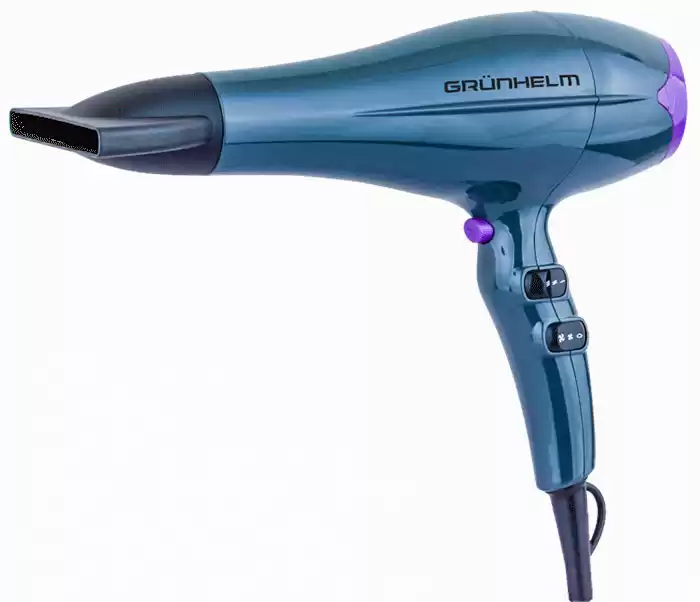 Фен для волосся GRUNHELM GHD-538AC 2200 Вт,  2 швидкості, 2 режими тепла та холодне повітря - зображення 5