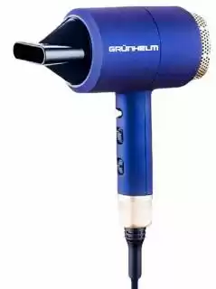Фото товара Фен для волос GRUNHELM GHD-596B синий, 1800W, 2 скорости, 3 режима тепла и холодный воздух